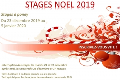 STAGES A PONEY - Vacances de Noël